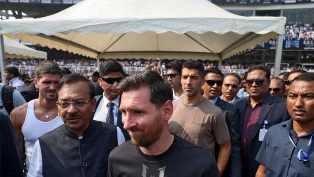 Jumpa Fans Lionel Messi di India: Penggemar Kecewa, Stadion Rusak